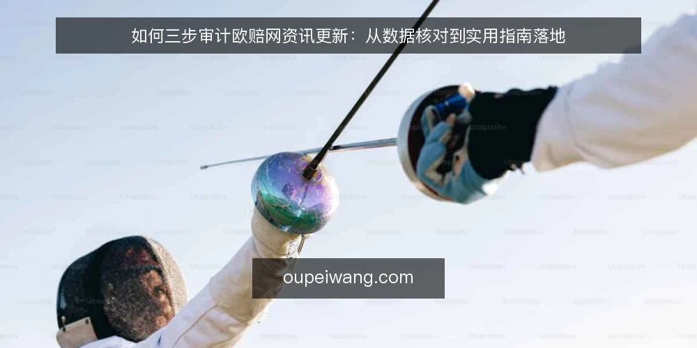 如何三步审计欧赔网资讯更新：从数据核对到实用指南落地 — 为什么现在要审计欧赔网资讯 配图